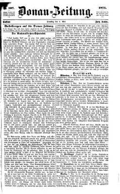 Donau-Zeitung Samstag 6. Mai 1871