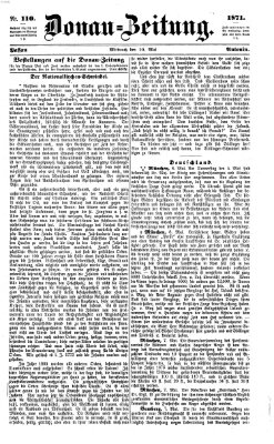 Donau-Zeitung Mittwoch 10. Mai 1871