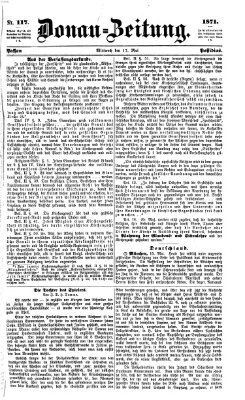 Donau-Zeitung Mittwoch 17. Mai 1871