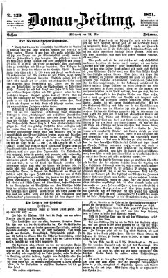 Donau-Zeitung Mittwoch 24. Mai 1871