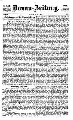 Donau-Zeitung Mittwoch 28. Juni 1871