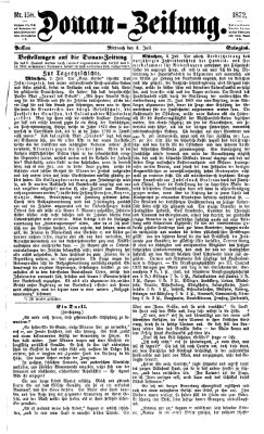 Donau-Zeitung Mittwoch 3. Juli 1872