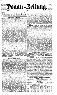 Donau-Zeitung Montag 8. Juli 1872