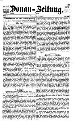 Donau-Zeitung Mittwoch 17. Juli 1872