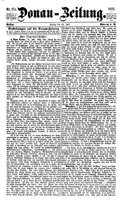 Donau-Zeitung Freitag 19. Juli 1872