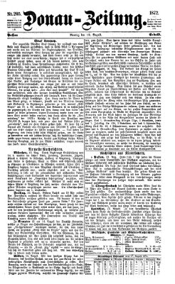 Donau-Zeitung Montag 19. August 1872