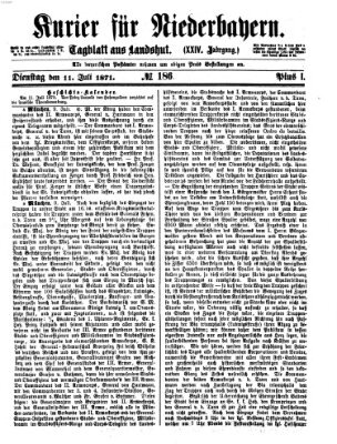 Kurier für Niederbayern Dienstag 11. Juli 1871