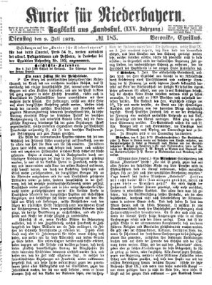 Kurier für Niederbayern Dienstag 9. Juli 1872