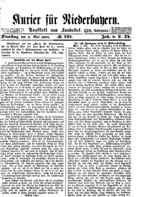 Kurier für Niederbayern Dienstag 6. Mai 1873