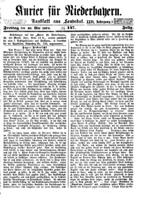 Kurier für Niederbayern Freitag 30. Mai 1873