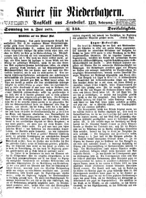 Kurier für Niederbayern Sonntag 8. Juni 1873