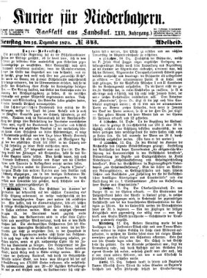 Kurier für Niederbayern Dienstag 16. Dezember 1873