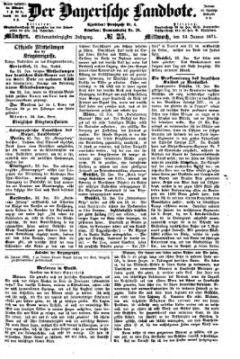 Der Bayerische Landbote Mittwoch 25. Januar 1871