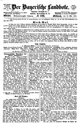 Der Bayerische Landbote Mittwoch 10. Mai 1871