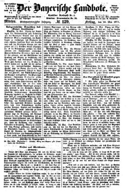 Der Bayerische Landbote Freitag 26. Mai 1871