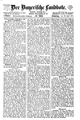 Der Bayerische Landbote Sonntag 25. Juni 1871