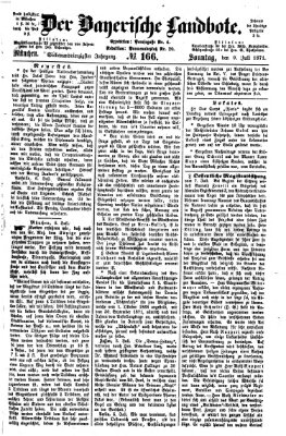 Der Bayerische Landbote Sonntag 9. Juli 1871