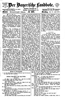 Der Bayerische Landbote Dienstag 11. Juli 1871