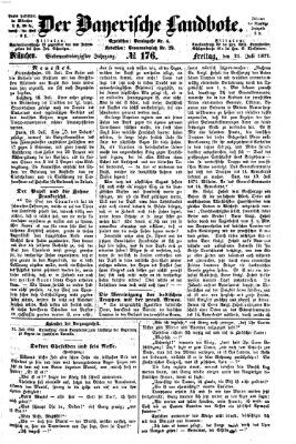 Der Bayerische Landbote Freitag 21. Juli 1871