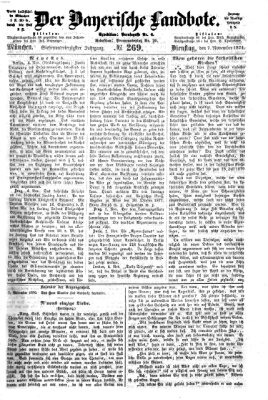 Der Bayerische Landbote Dienstag 7. November 1871