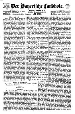 Der Bayerische Landbote Freitag 1. Dezember 1871