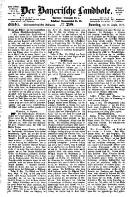 Der Bayerische Landbote Sonntag 10. Dezember 1871