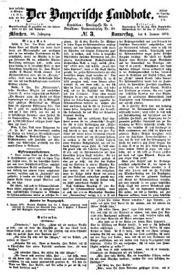 Der Bayerische Landbote Donnerstag 4. Januar 1872