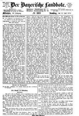 Der Bayerische Landbote Freitag 12. Juli 1872