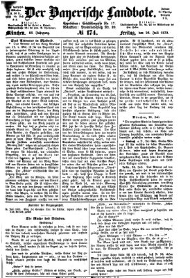 Der Bayerische Landbote Freitag 26. Juli 1872