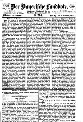 Der Bayerische Landbote Freitag 8. November 1872