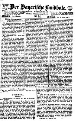 Der Bayerische Landbote Mittwoch 5. März 1873