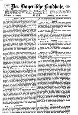 Der Bayerische Landbote Sonntag 25. Mai 1873