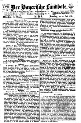 Der Bayerische Landbote Sonntag 22. Juni 1873