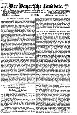 Der Bayerische Landbote Mittwoch 8. Oktober 1873