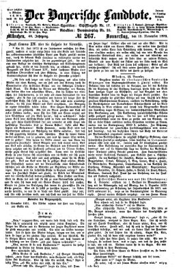 Der Bayerische Landbote Donnerstag 13. November 1873