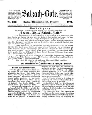 Salzach-Bote Mittwoch 18. Dezember 1872