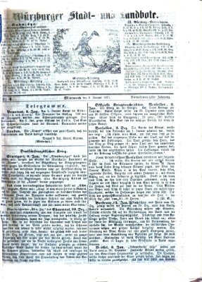 Würzburger Stadt- und Landbote Mittwoch 4. Januar 1871