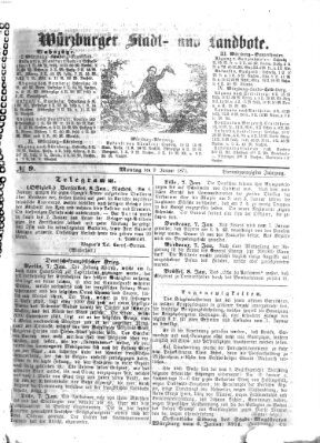 Würzburger Stadt- und Landbote Montag 9. Januar 1871