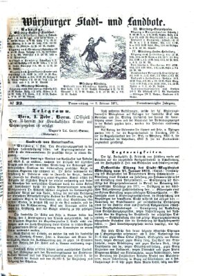 Würzburger Stadt- und Landbote Donnerstag 2. Februar 1871