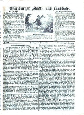 Würzburger Stadt- und Landbote Freitag 3. Februar 1871