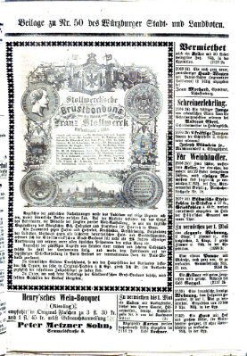 Würzburger Stadt- und Landbote Sonntag 19. Februar 1871