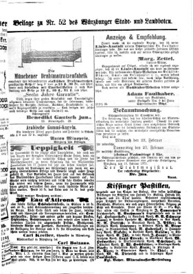 Würzburger Stadt- und Landbote Dienstag 21. Februar 1871