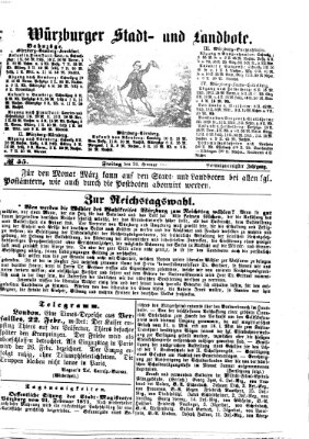 Würzburger Stadt- und Landbote Freitag 24. Februar 1871