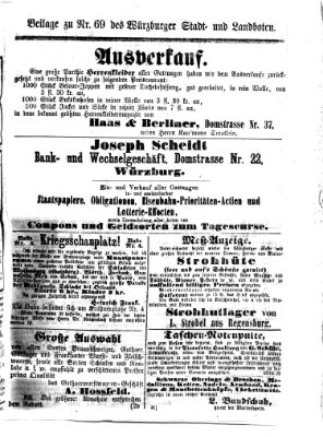 Würzburger Stadt- und Landbote Samstag 11. März 1871