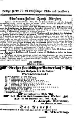 Würzburger Stadt- und Landbote Mittwoch 15. März 1871