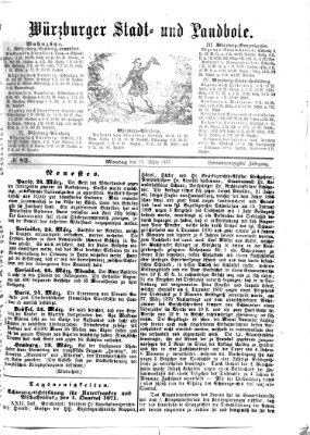 Würzburger Stadt- und Landbote Montag 27. März 1871