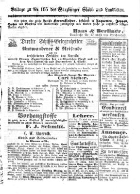 Würzburger Stadt- und Landbote Samstag 22. April 1871