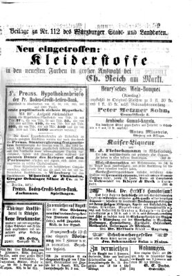 Würzburger Stadt- und Landbote Montag 1. Mai 1871