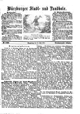 Würzburger Stadt- und Landbote Samstag 13. Mai 1871