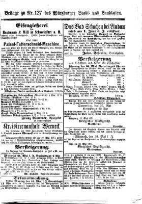 Würzburger Stadt- und Landbote Donnerstag 18. Mai 1871